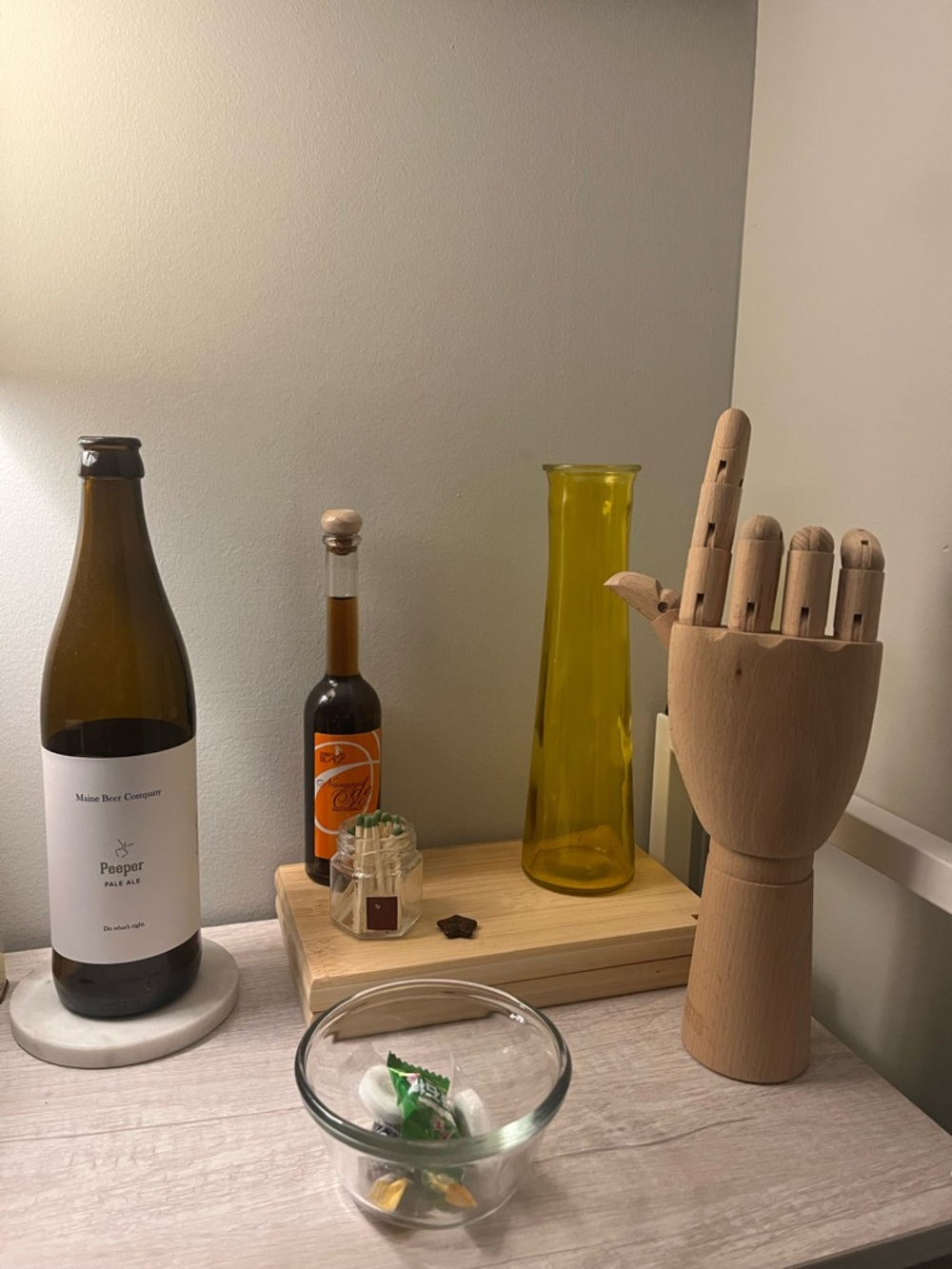 Wooden Articulation Hand Mannequin - Natural Wood